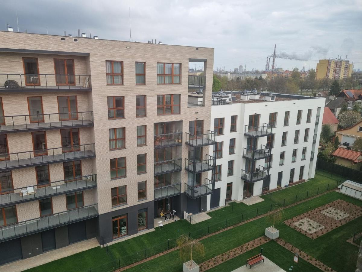 Apartament Chrobrego Danzica Esterno foto